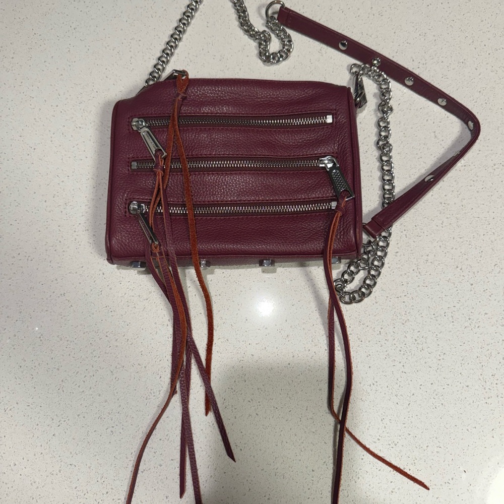 Rebecca Minkoff Burgundy Crossbody Bag
